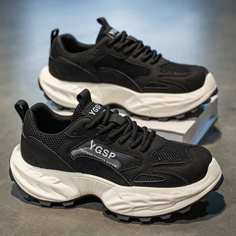 Hombre 2025 nueva primavera y verano corriendo todos los días sin cordones transpirable tendencia casual moda zapatos deportivos cómodos