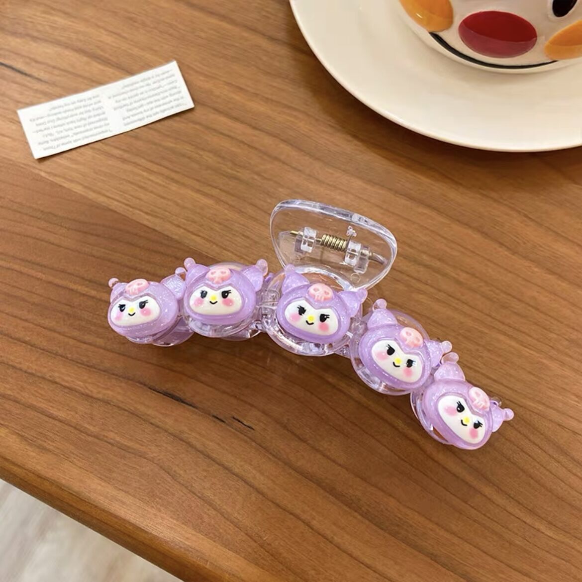 Fine flash Sanrio pinza meildi de las mujeres de nuevo horquilla lindo elegante nueva chica no duele el pelo clip de tiburón