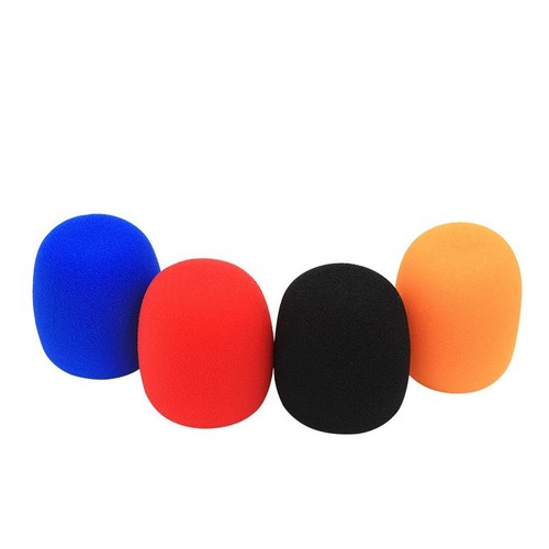 High-end microphone windscreen foam cover, reusable high-density foam mic sleeve, microphone shockproof protective cover