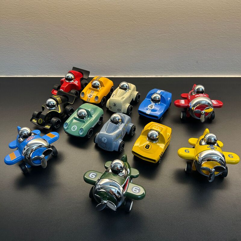 Cross-Border Small Cartoon Alloy Car Press-And-Go Sliding Car Go-Kart Airplane Model Children's Toy Car Racing Car Cross-Border Small Cartoon Alloy Car Press-And-Go Sliding Car Go-Kart Airplane Model Children's Toy Car Racing Car