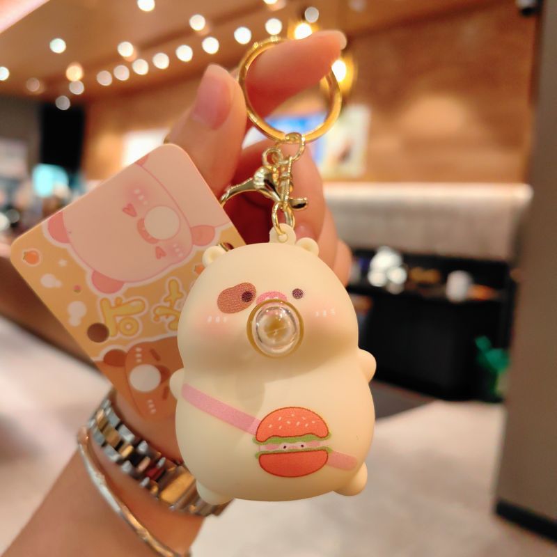 34g Weight Bag Pendant, Keychain Classification 1 Piece Quantity Casual, Holiday Occasion PVC Material Cartoon Character Pattern Unisex Gender Cute Style 1 Piece Cute Cartoon Character PVC Unisex Bag Pendant Keychain 16