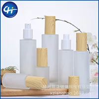 20-120ml Mengsha стеклянная бутылка для эмульсии бутылка спрей бутылка с древесным рисунком крышка для косметической бутылки пресс-спрей лосьон для разлива бутылки