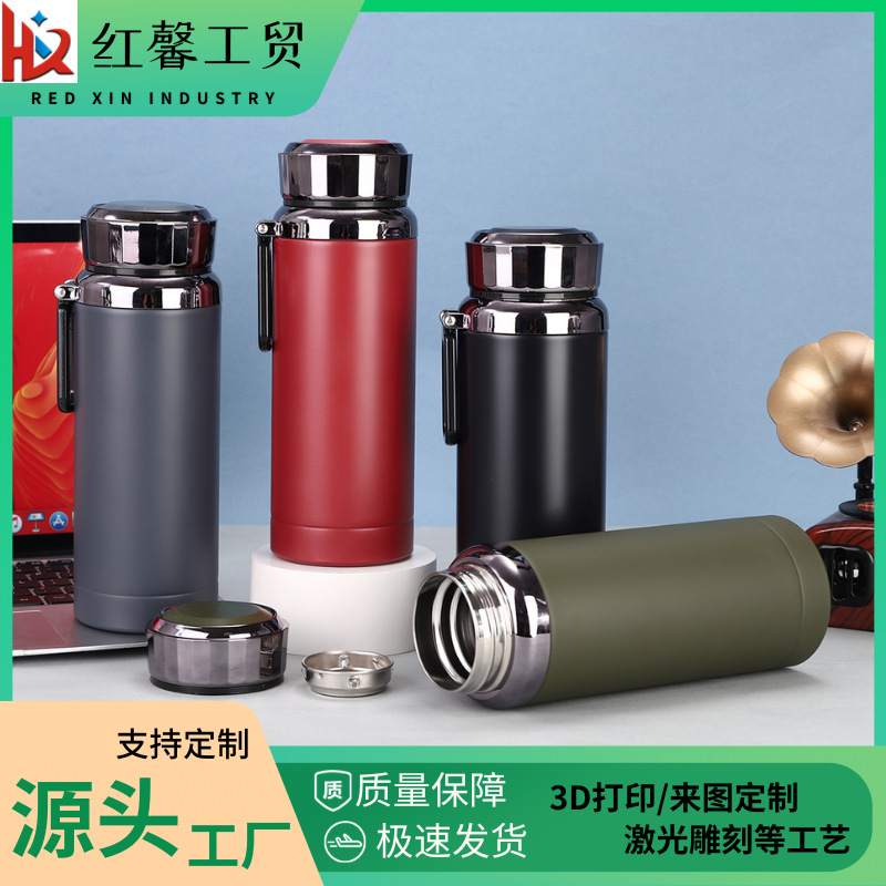 316ステンレス鋼製保温カップ、茶水分離、携帯用茶器、会議イベント用、持ち運び可能なギフトカップ、ビジネスギフト|undefined