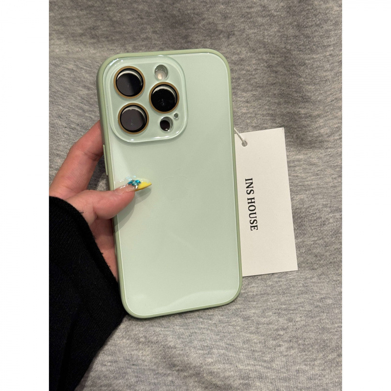 韩系ins清透糖果色保护镜头适用iphone16promax苹果15手机保护壳|undefined