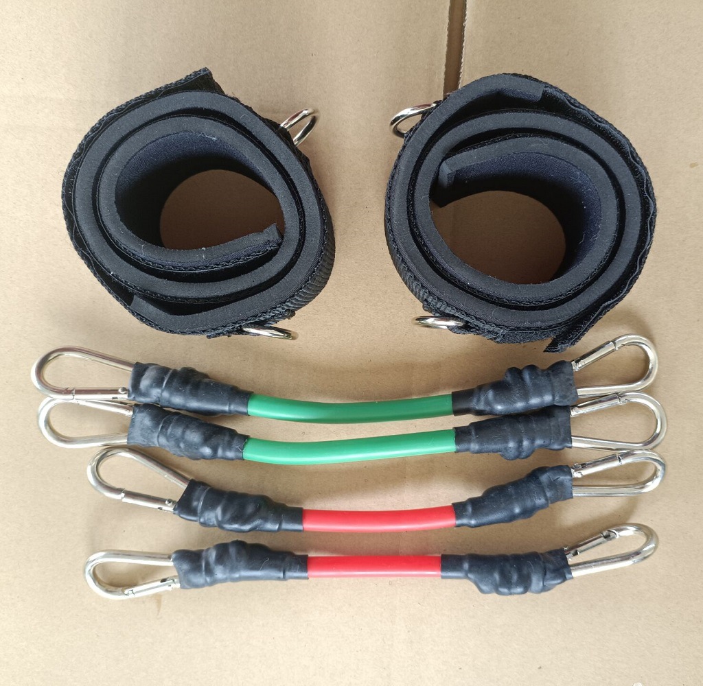 Elevación de la pierna alta equipo de fitness antideslizante ajustable de cuatro hilos taekwondo entrenador tobillo pierna paso lateral tirar cuerda transfronteriza