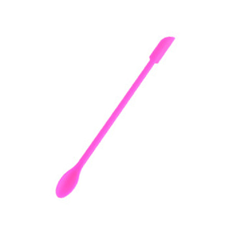 Nuevos cosméticos primicia productos de cuidado de la piel mini silicona de doble cabeza pequeña punta raspador mantequilla mermelada raspador conjunto de 3 piezas