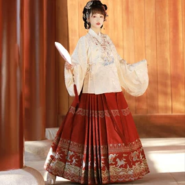 汉服套装;马面裙;童汉服