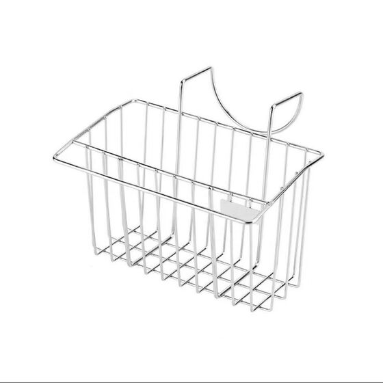 304 stainless steel bathroom rack non-perforated shower hanging basket shower room shower gel storage rack sink hanging basket