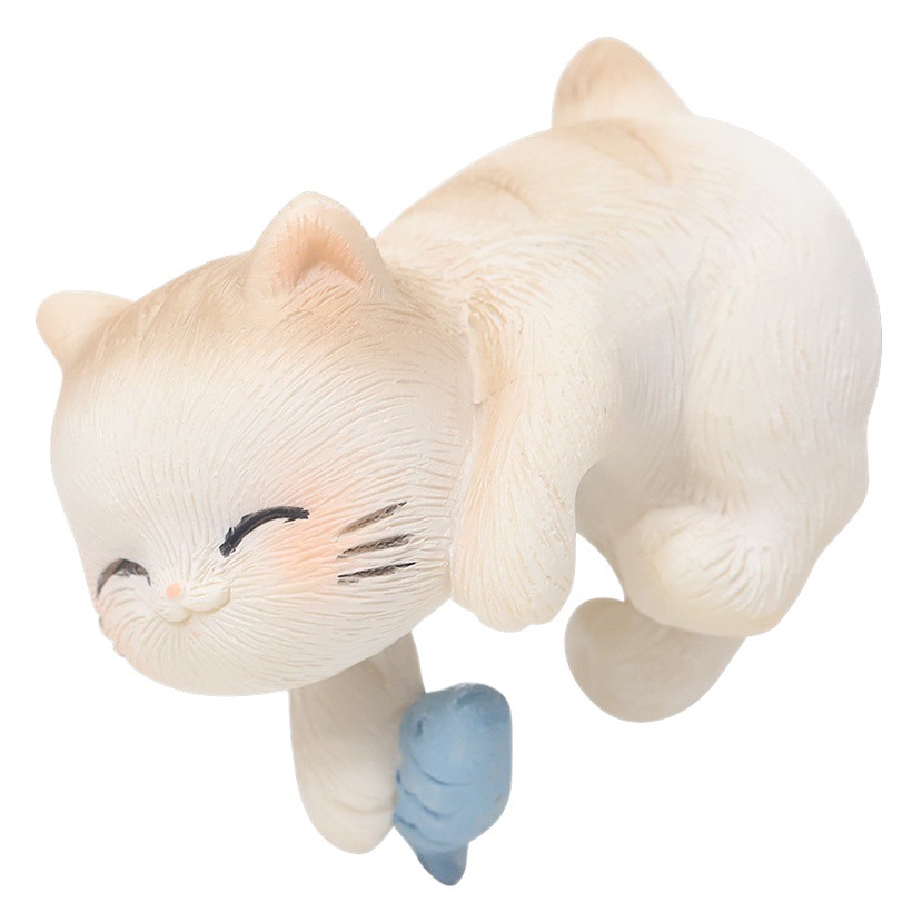 Gato creativo cilindro de escalada decoración zakka micro paisaje pecera paisaje decoración verde planta maceta jardinería colgante