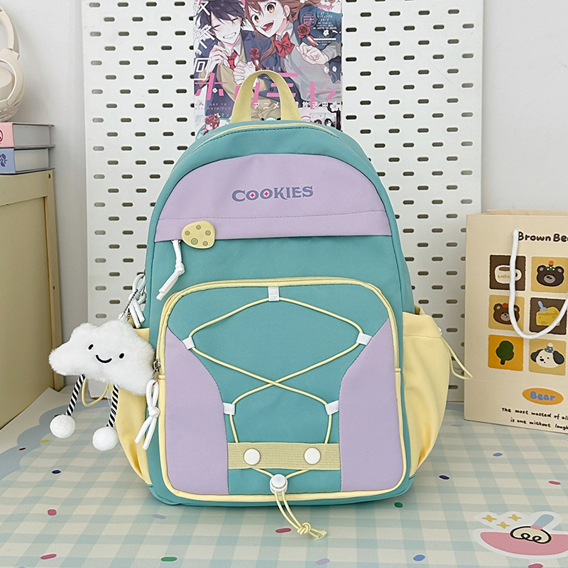 Mochila escolar japonesa nueva mochila de viaje de gran capacidad para estudiantes de secundaria