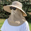 Summer sun hat, street breathable climbing sun protection cream solar-powered, UF-protection