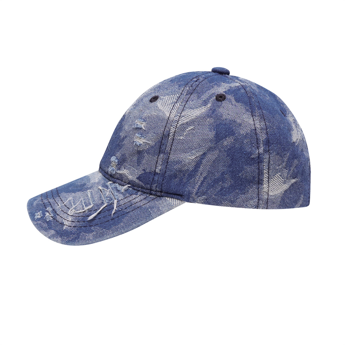 M03 lavado y viejo sombrero de visera retro cortado image 6