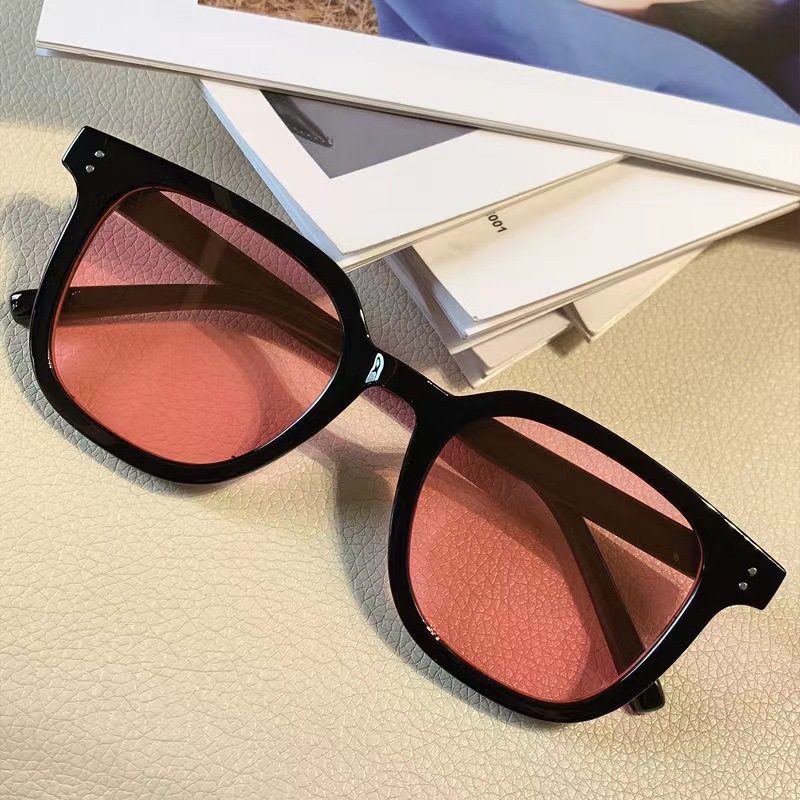 19#그라데이션 선글라스 - 블랙 프레임 핑크 렌즈