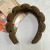H с буквами, тёмно-коричневый, ободок