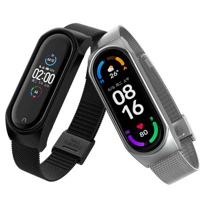 Suitable for Xiaomi Mi Band 3/4/5/6/7 metal watch strap 4/5/6…