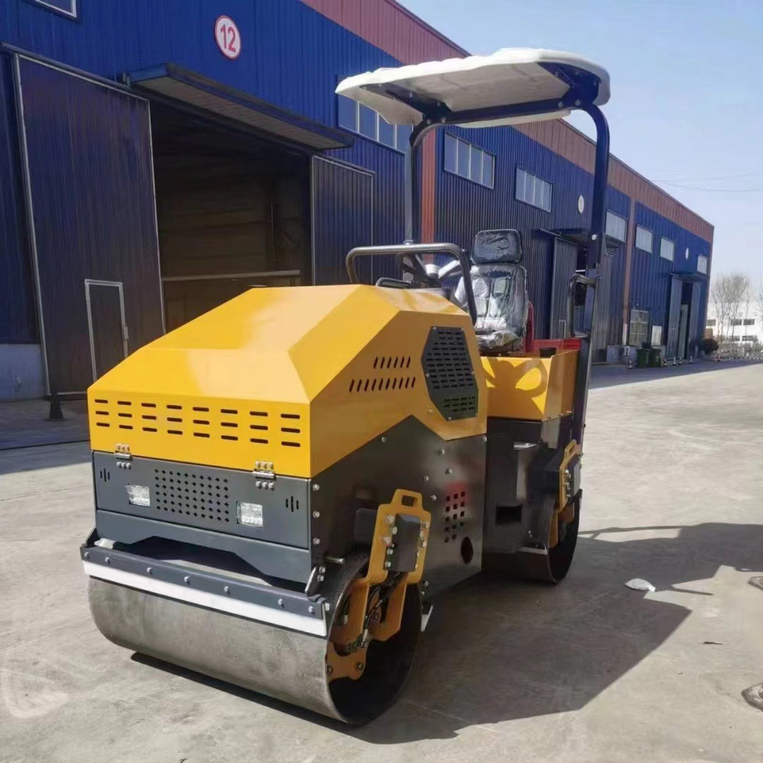 Fábrica directa de 2 toneladas 3 toneladas compactador de rodillo de asiento pequeño