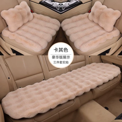 Wool pad – Cyber Celebrity Goddess Cushion Cover - bubble-velvet-khaki-three-piece-set-2-lumbar-supports