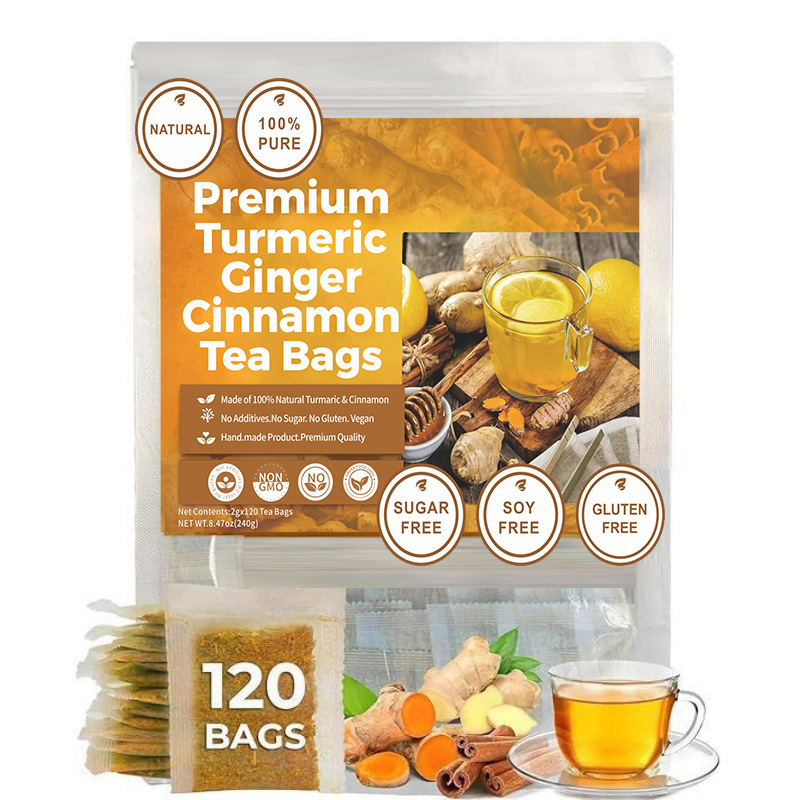 Ginger Tea Bags Sheng Jiang 60 Filter Bags Pure Dried Ginger Tea for Daily Warmth 120g quality and texture
