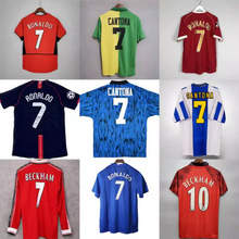 85-04CANTONA jersey Manchester Beckham Retro football s