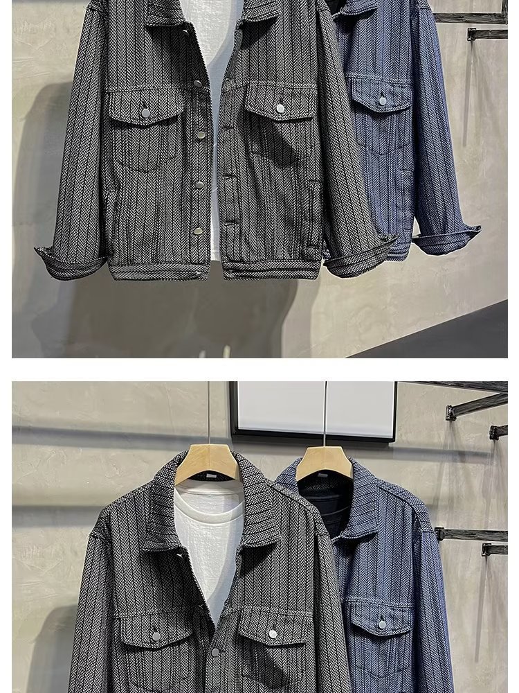 Men's Clothing foam jacket trendy handsome men's design tops autumn clothes_voghion.com