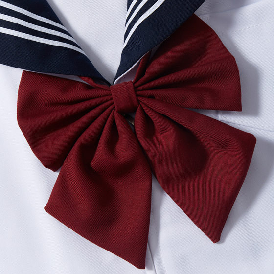 Japanese style cyanotic collar White three jk uniform sailor suit Orthodox basic college style cyanotic collar White three Suit Supply