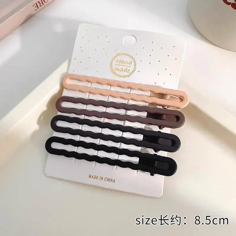 头饰鸭嘴夹大号刘海夹前额发夹侧边碎发一字后脑勺女夏季发饰发卡 4
