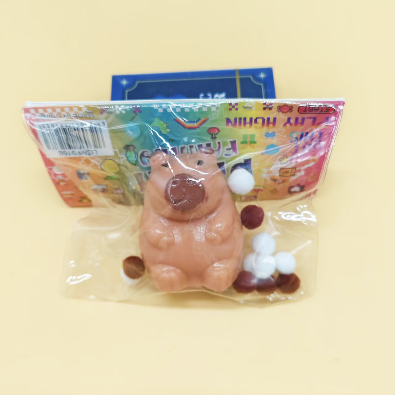 ピンチシミュレーション食品おもちゃピーナッツピンチドーナツソフトプラスチック減圧おもちゃ減圧泥高価値卸売|undefined
