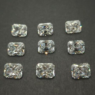 Rectangular Es Chamfered Oct Princess Flower Guitai Material 5Aspg Zircon Cubic Zirconia Loose Stone