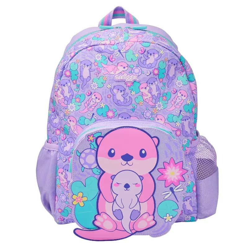 Smiggle grande kt Stitch mochila de gran capacidad de descompresión de doble hombro de dibujos animados