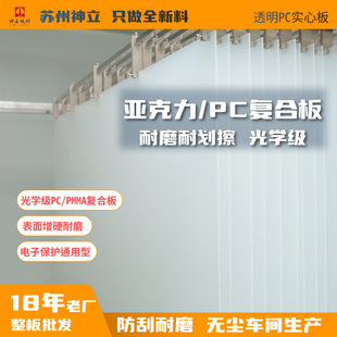 Hardened and Wear-Resistant Pc/Pmma Composite Board, Resistant to Steel Wool Friction, Protective for Mechanical Instrument Products, Scratch-Resistant and Wear-Resistant