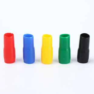 Factory Wholesale Insulated Soft Sheath Silicone Rubber Terminal Sleeve Soft Color Sleeve Terminal Wire Protective Sleeve