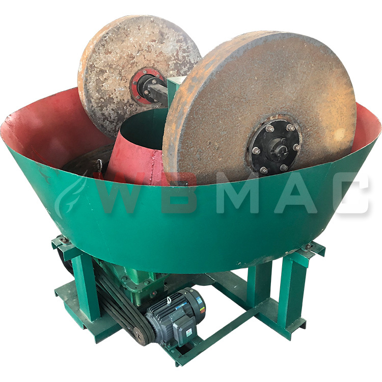 整套重选砂金矿机组 节能选金设备湿碾机 双辊碾金机