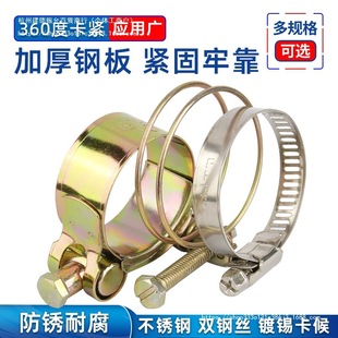 Thickened European-Style Galvanized Heavy-Duty Pipe Clamp for Water Pipes and Oil Pipes