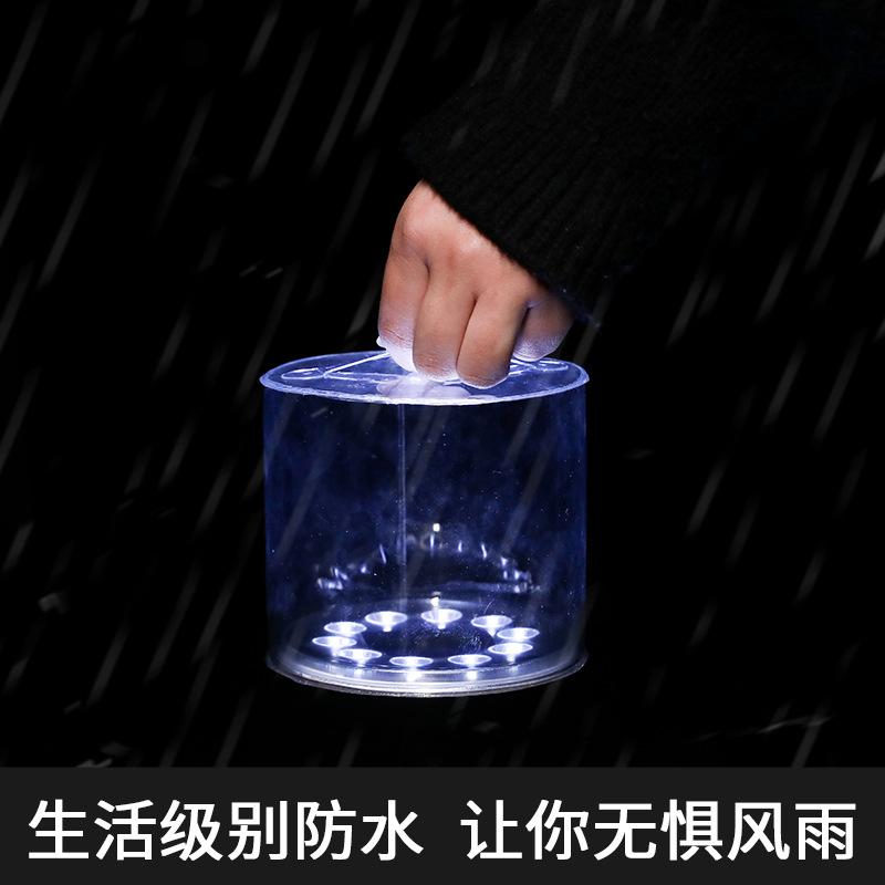 Multifuncional solar bombilla inflable corte de energía de emergencia puesto en el mercado nocturno Super larga resistencia LED Super brillante impermeable al aire libre