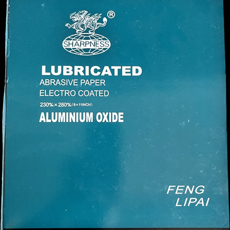 锋利牌干磨砂纸油漆木工砂纸抛光打磨涂层白砂手磨机磨砂皮纸
