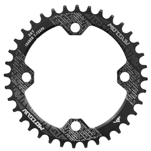 MOTSUV mountain bike 104BCD chainring, positive and negative toothed chainring, 32T34T36T38T single-speed oval chainring