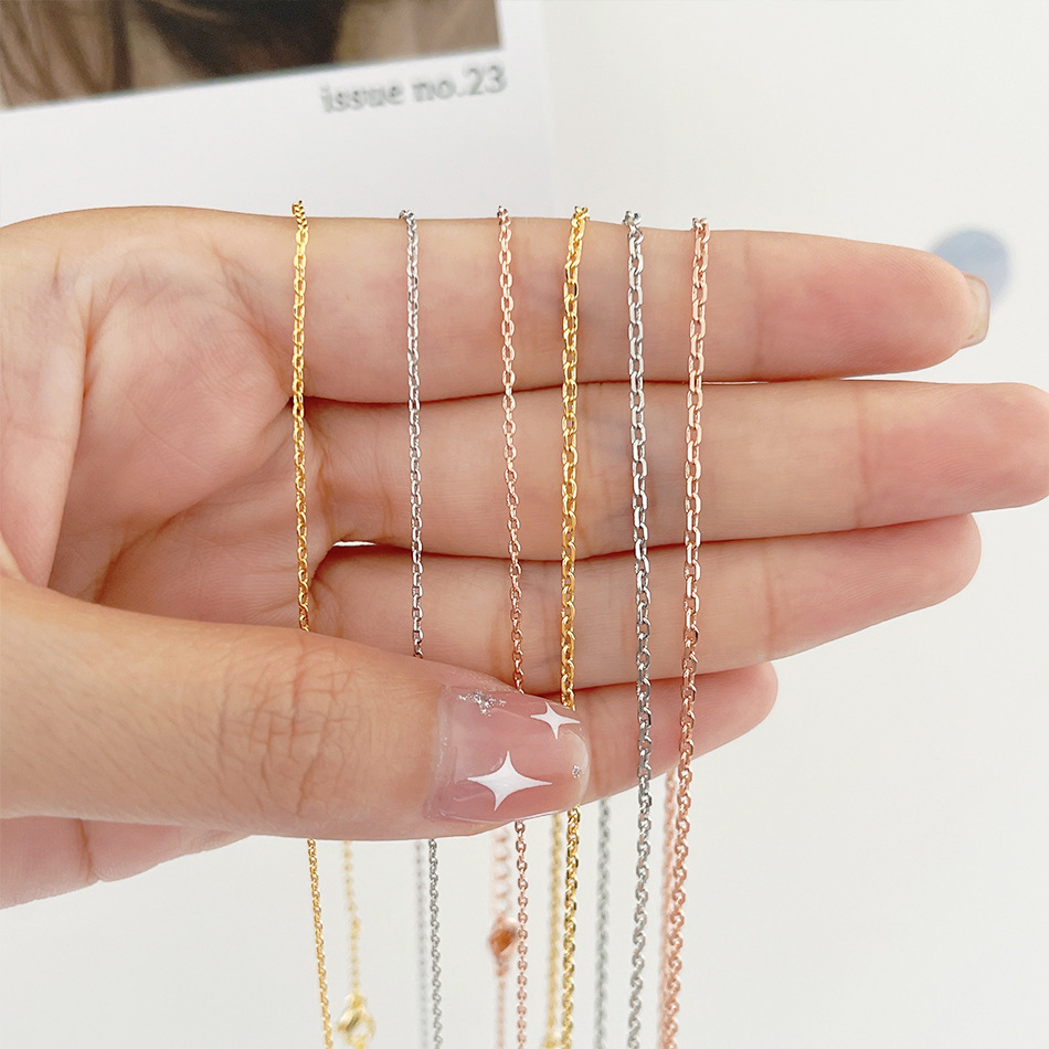 Simple Style Geometric Copper Chain Necklace 1 Piece