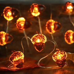 LED松の実のどんぐりのランプは榛子の雰囲気のランプをつないで夜の明かりの室内の部屋のフラッシュランプの祝日の廊下の装飾ランプをつないでいます。