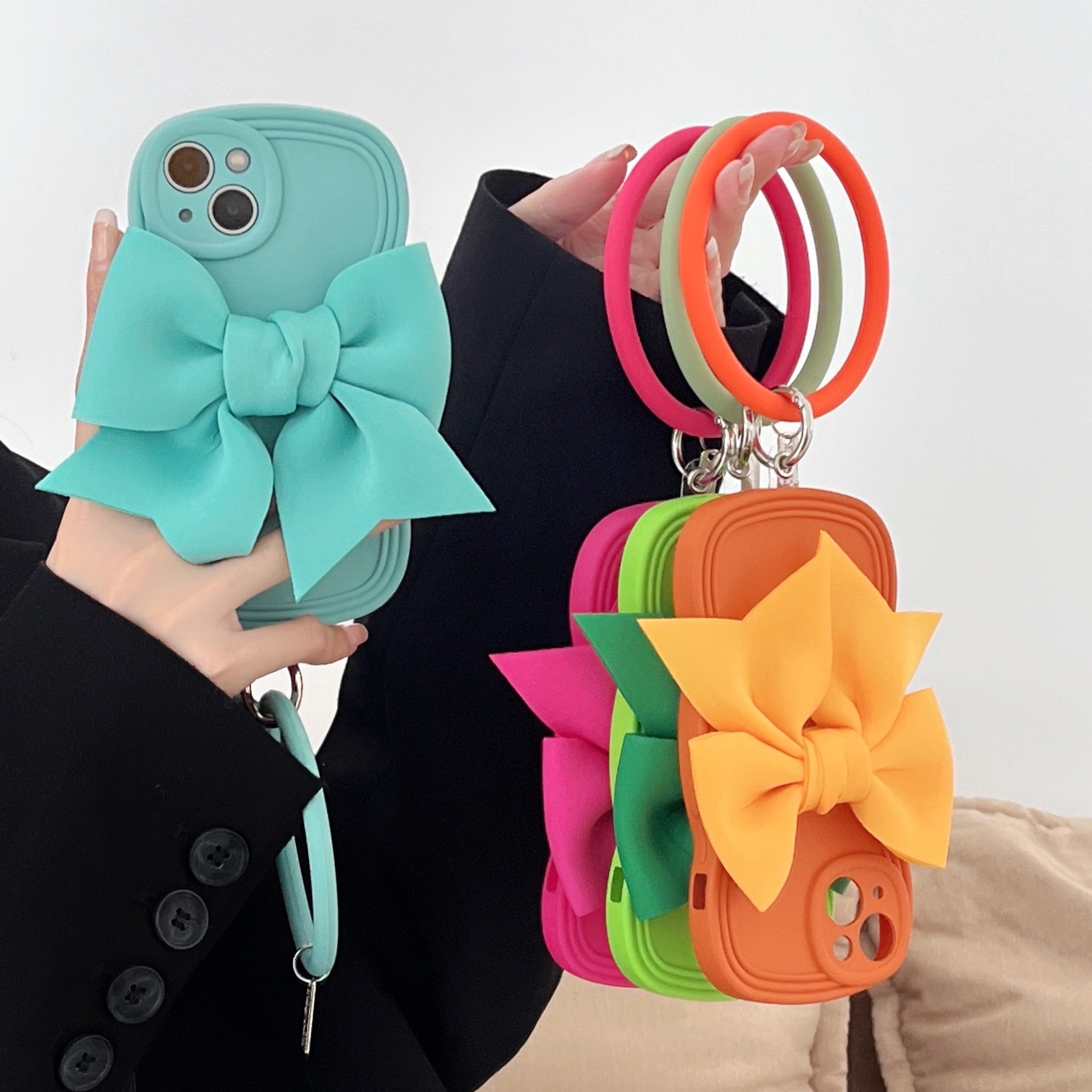 Handyhülle Mit Schleife Und Wellenrand Für Damen_voghion.com