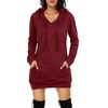 Autumn long hoody, dress, fashionable skirt, colored sweatshirt, suitable for import, mid-length, long sleeve, oversize