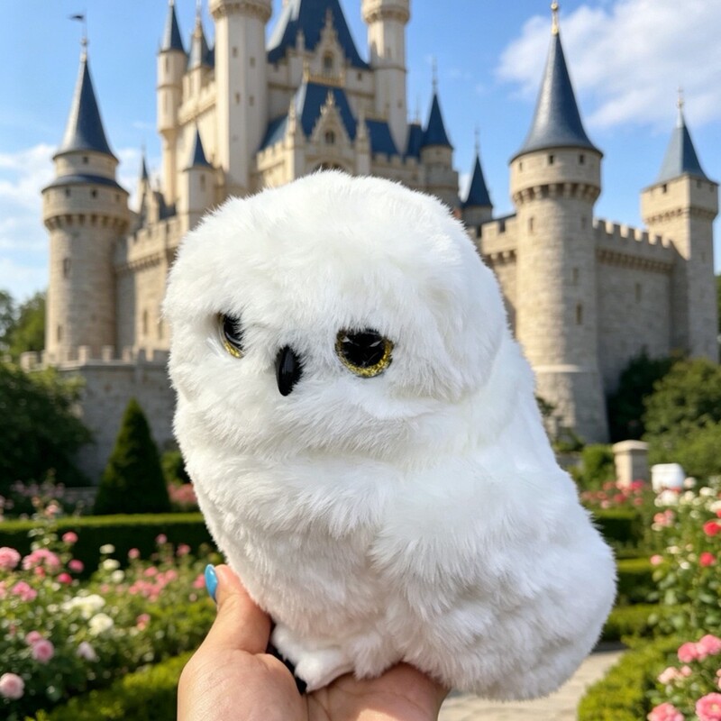 Cross-Border Hot-Selling Magic Owl Interactive Recording Plush Toy with Head-Twisting Sound-Making Feature, Gift