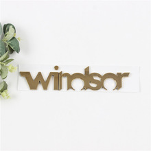 冲压腐蚀塑料标牌加工汽车立体ABS镀铬车尾标不锈钢铭牌制作定 制