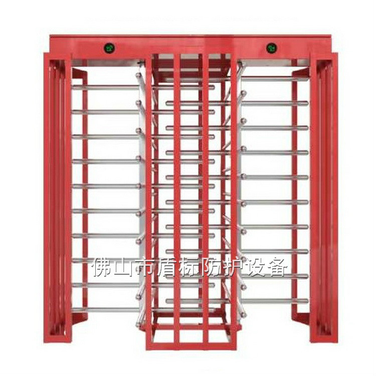外贸出口烤漆电动旋转闸门 体育馆脚踏开关栅栏转闸 观众进出门禁