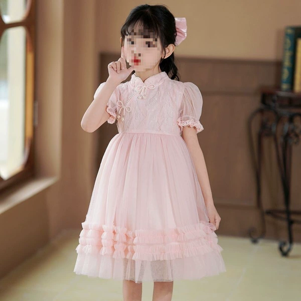 2330 Cheongsam Skirt [Summer Style] Pink