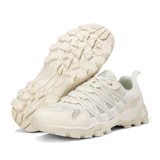 New Spring and Summer Men's and Women's Outdoor Shoes Men's Mesh Breathable Non-Slip Couple Hiking Shoes Low-Top Hiking Shoes Wholesale