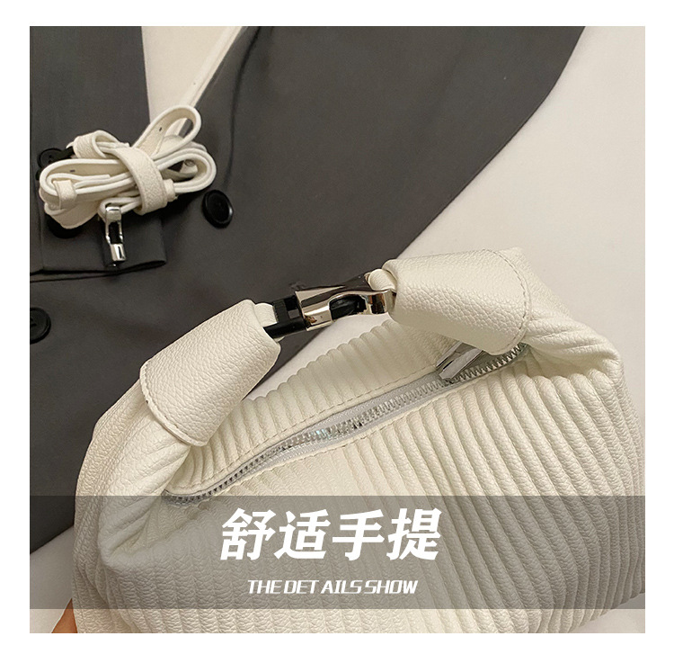 A niche hand-held pleated bag for women in the summer of 2025, a trendy and retro underarm bag, and a versatile Instagram single-shoulder crossbody bag Item Picture