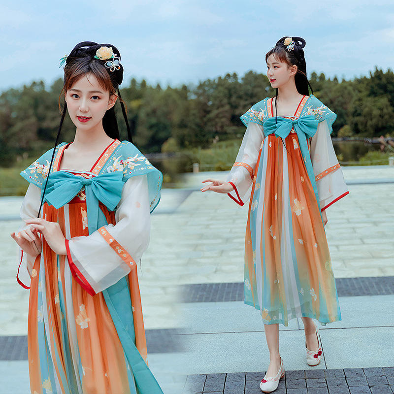 最大79%オフ! HF124A 漢服セット 復古 かわいい 中華風 刺繍