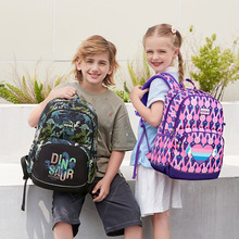 mok新款小学生书包1-3-6年级女孩轻便双肩包减负儿童背包笔袋套装