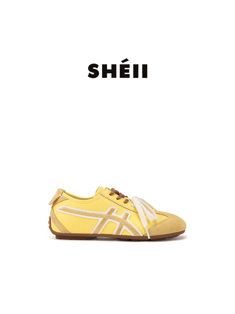 [Sheii Su Yinyin] Chica enamorada ~ Cordones dobles, zapatos casuales a juego, zapatos Forrest Gump, zapatos de entrenamiento alemán para mujer