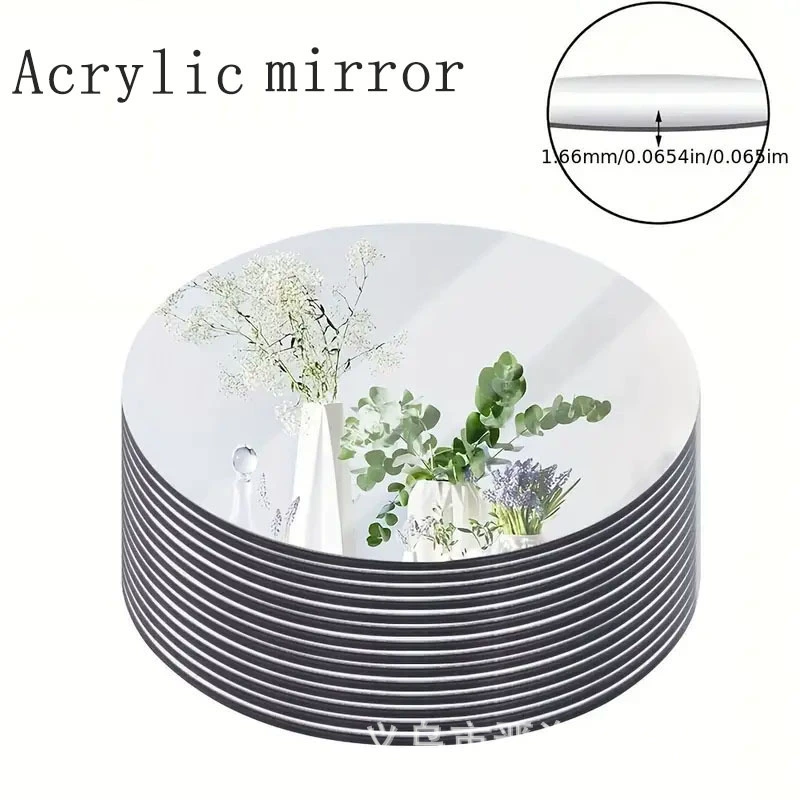 Аcrylic stickers, round mirror, sofa, (Cross-border trading), mirror effect
